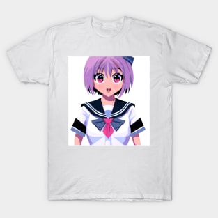 Happy Anime Schoolgirl T-Shirt